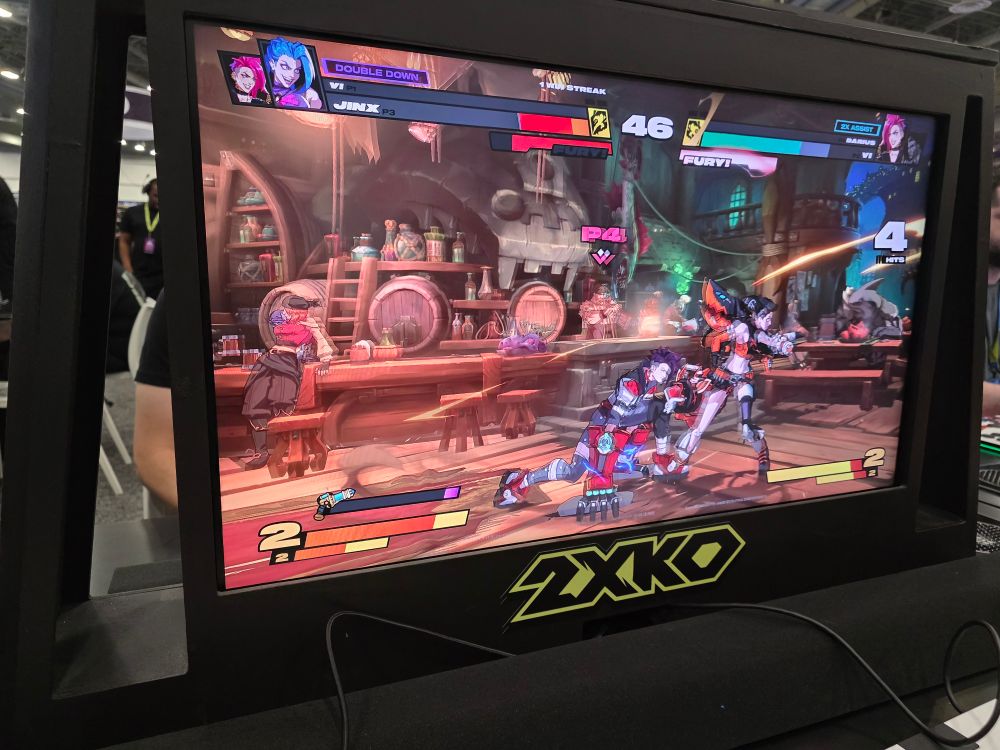 2XKO gameplay with Vi and Jinx on the screen