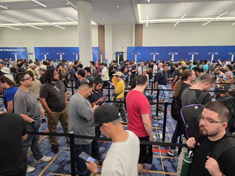 Badge pick up line for EVO