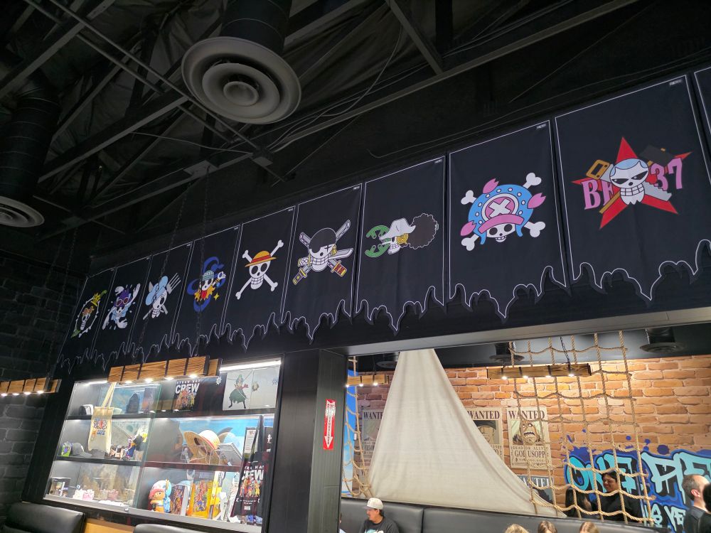 Pirate banners for the Straw Hat Pirates