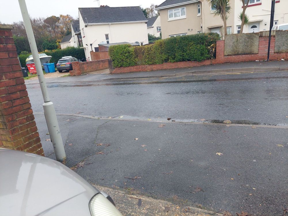 Photo of a rainy street