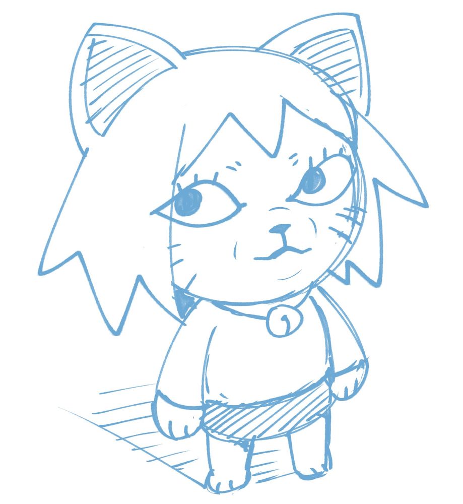 Turbo Granny from Dandadan dressed as Neco Arc