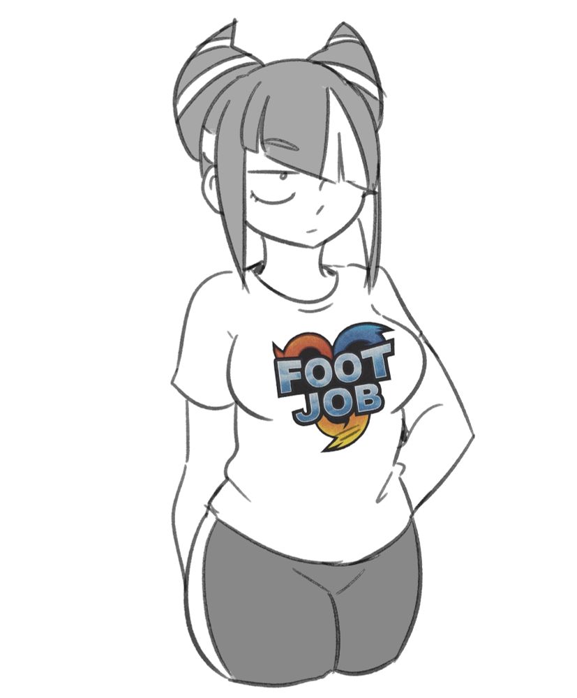 Juri in a very official sonic heroes t shirt