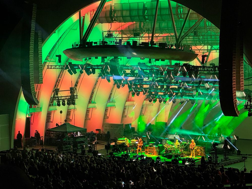 Phish lights at Hollywood Bowl
