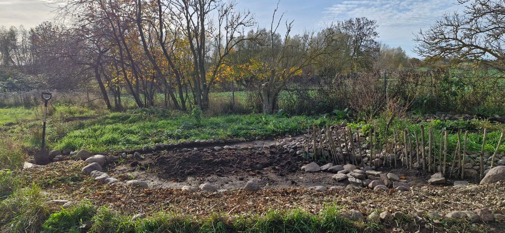 Gemüsegarten in progress.