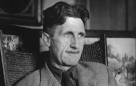 s/w-Portrait von Orwell.