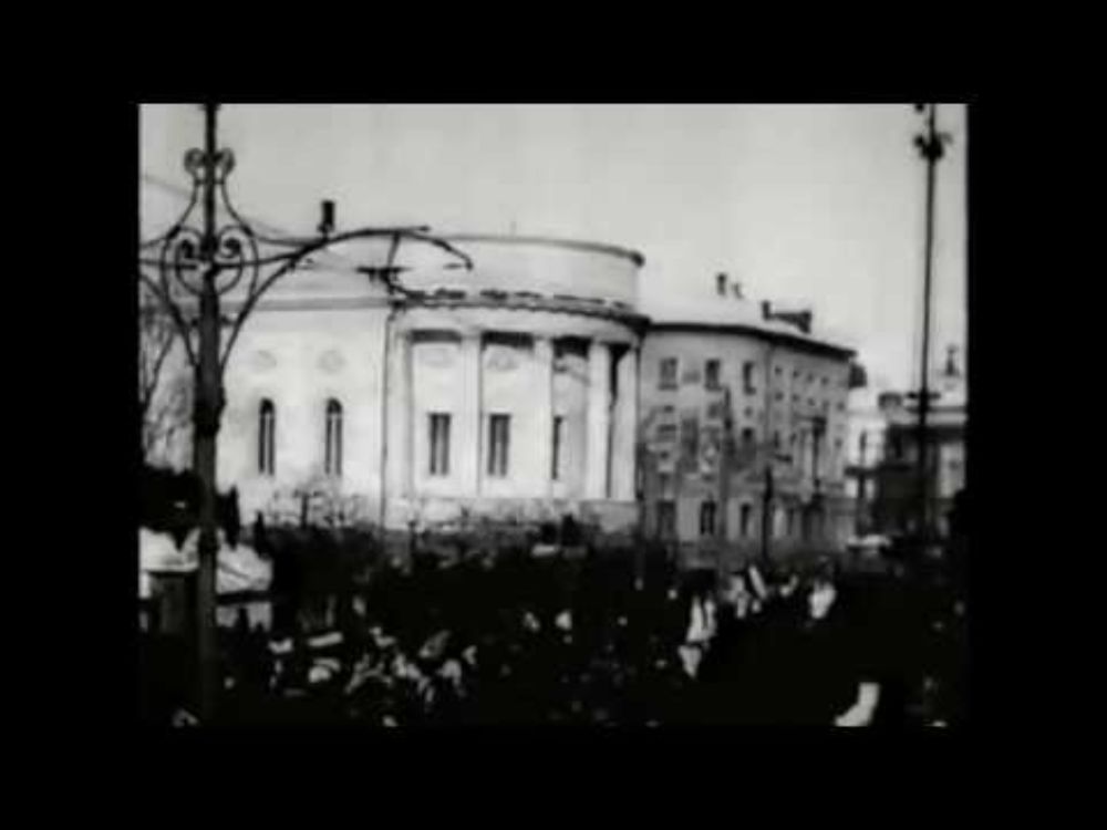 Rare video from Pyotr Kropotkin's funeral (1921)