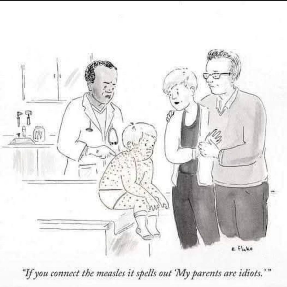Measles in a child (NOT a flu illustration)