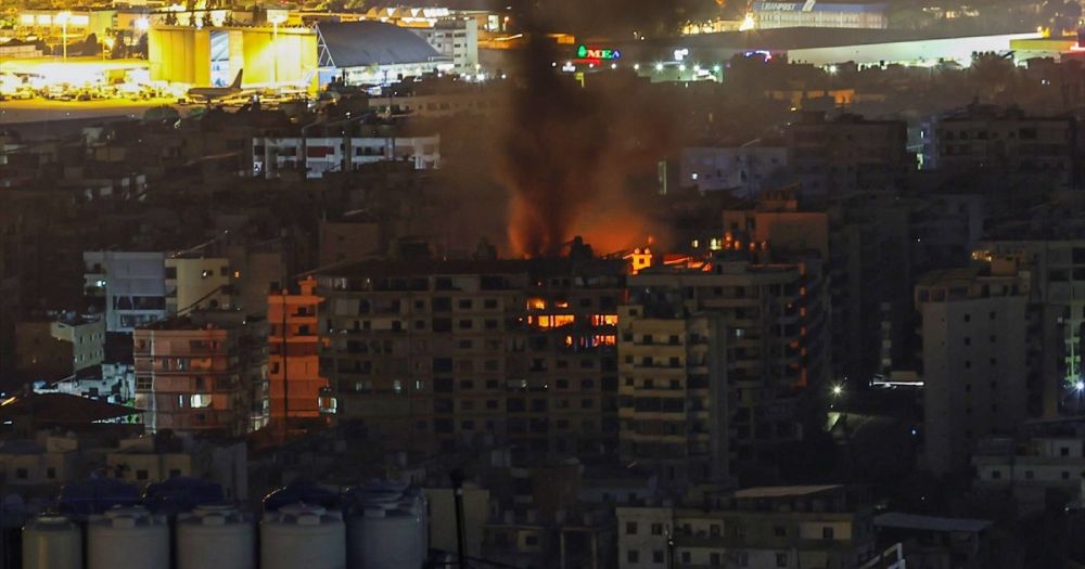 ‘Largest yet’ Israeli strikes hit southern suburbs of Lebanon’s capital