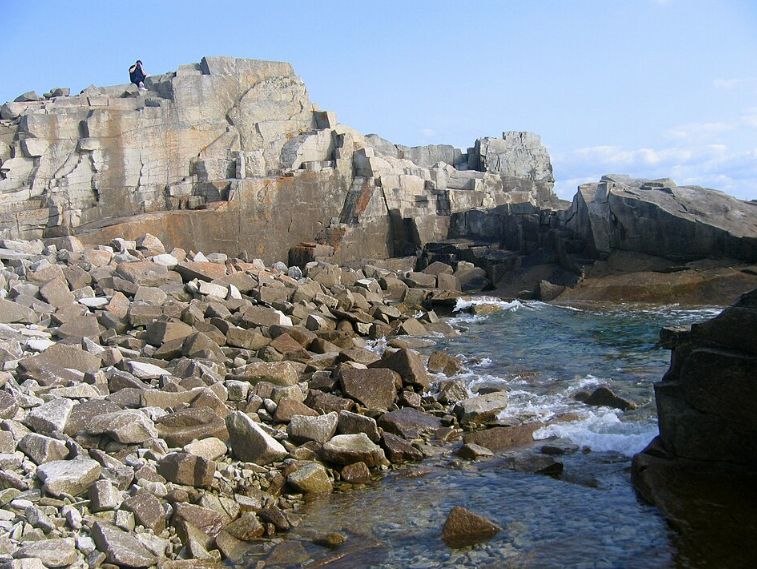 L'Île-Grande, les anciennes carrières
