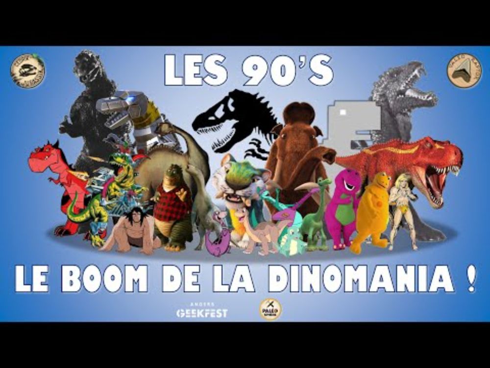 Conférence : Les 90's - Le Boom de la Dinomania (Angers Geek Festival 2024)
