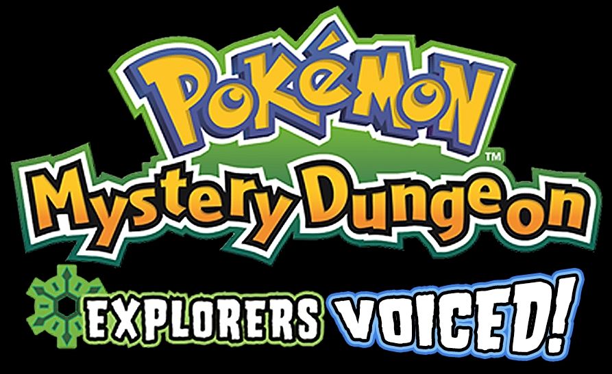 The logo for the fan project, Pokémon Mystery Dungeon: Explorers VOICED!