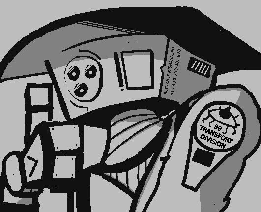 A robot giving a big ol thumbs up