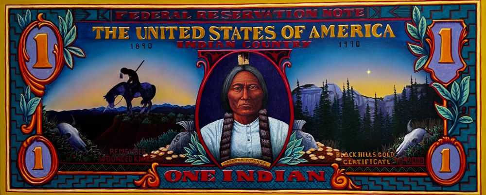 David Bradley (Minnesota Chippewa) Black Hills Gold Certificate Text courtesy of the ICA Santa Fe: 
