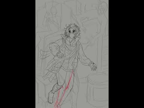 Sybil Inswood (NWG) Fanart Timelapse  #speedpaint #digitalart
