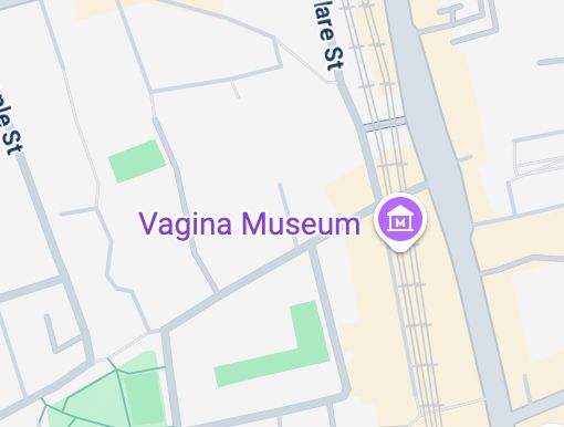 a location on a map named Vagina Museum