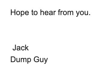 an email signoff reading 