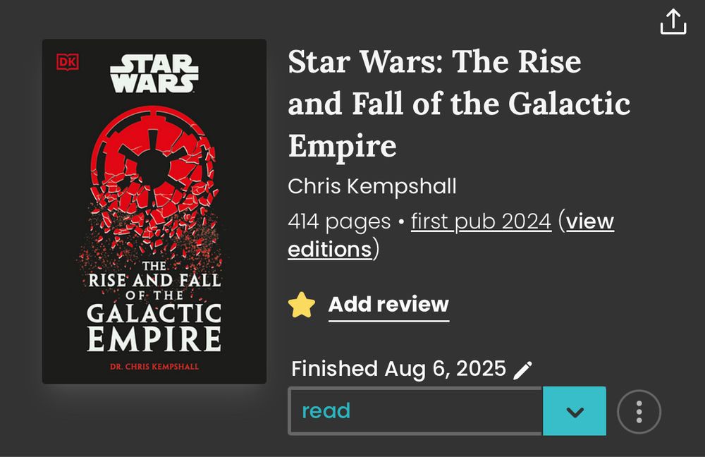 
Star Wars: The Rise and Fall of the Galactic Empire
Chris Kempshall
