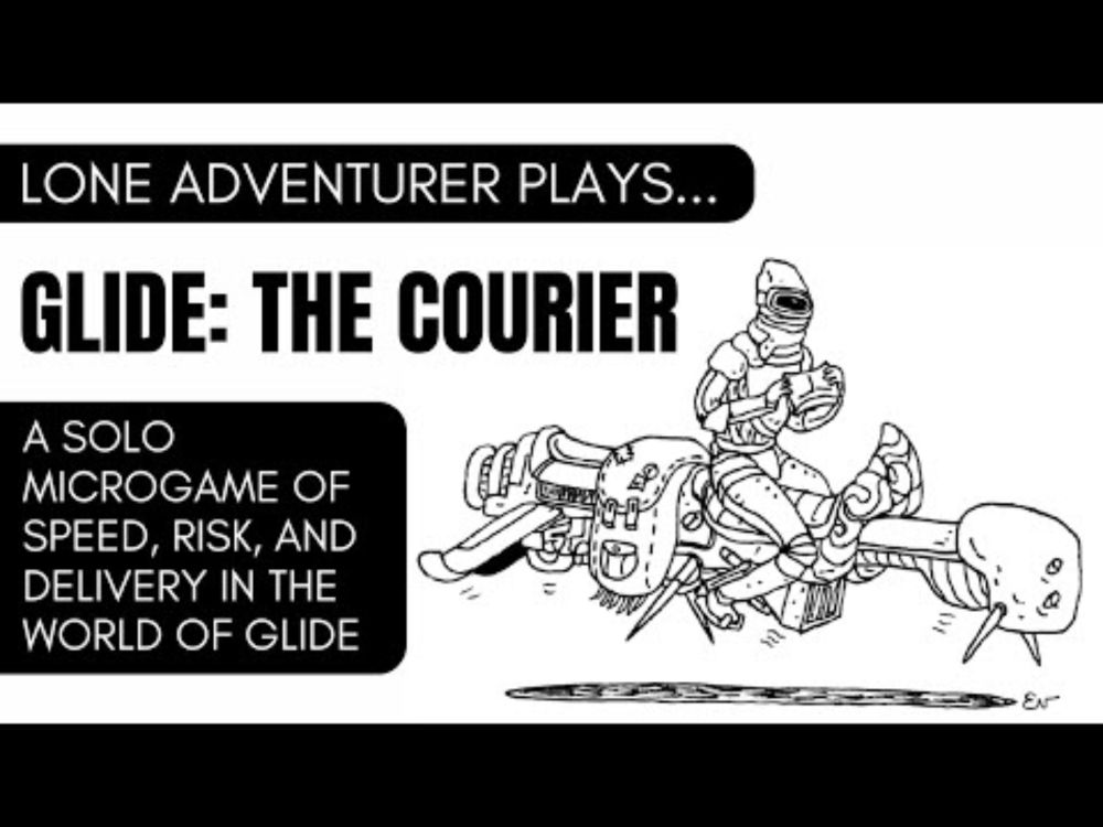 Glide - The Courier | A solo microgame of speed, risk, and delivery