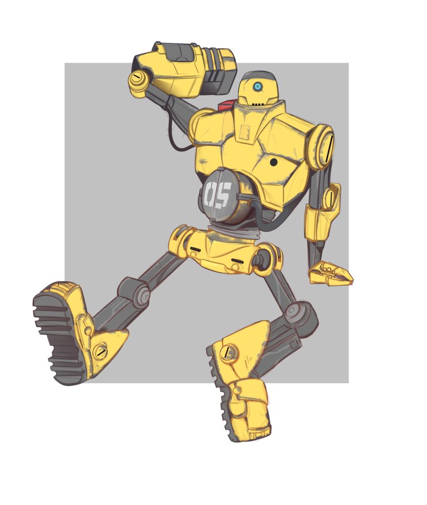 Digital illustration of Bucket from the game Evolve. by Gcho