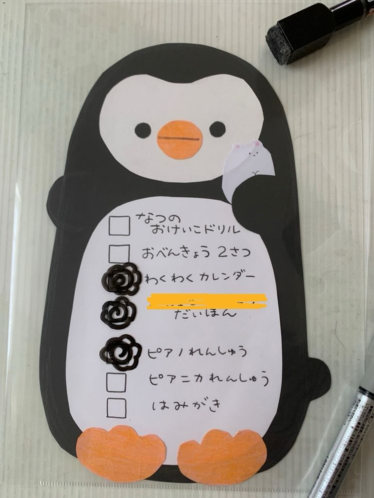 おなかに刻まれしペンギン
手に抱かれしはシロクマ