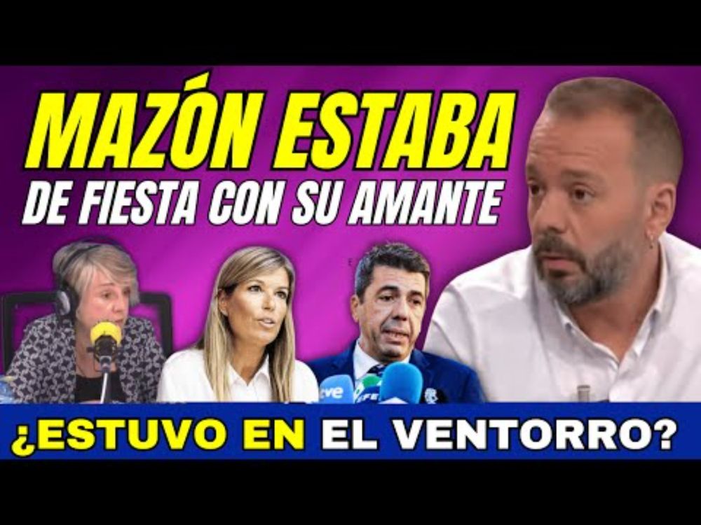 MAZÓN ESTABA TAN BEBIDO Y PERJUDICADO QUE NO PODIA ATENDER LLAMADAS, ¿EN EL VENTORRO CON LA AMANTE?