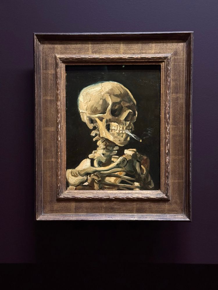 Van Gogh’s Skull of a Skeleton with Burning Cigarette