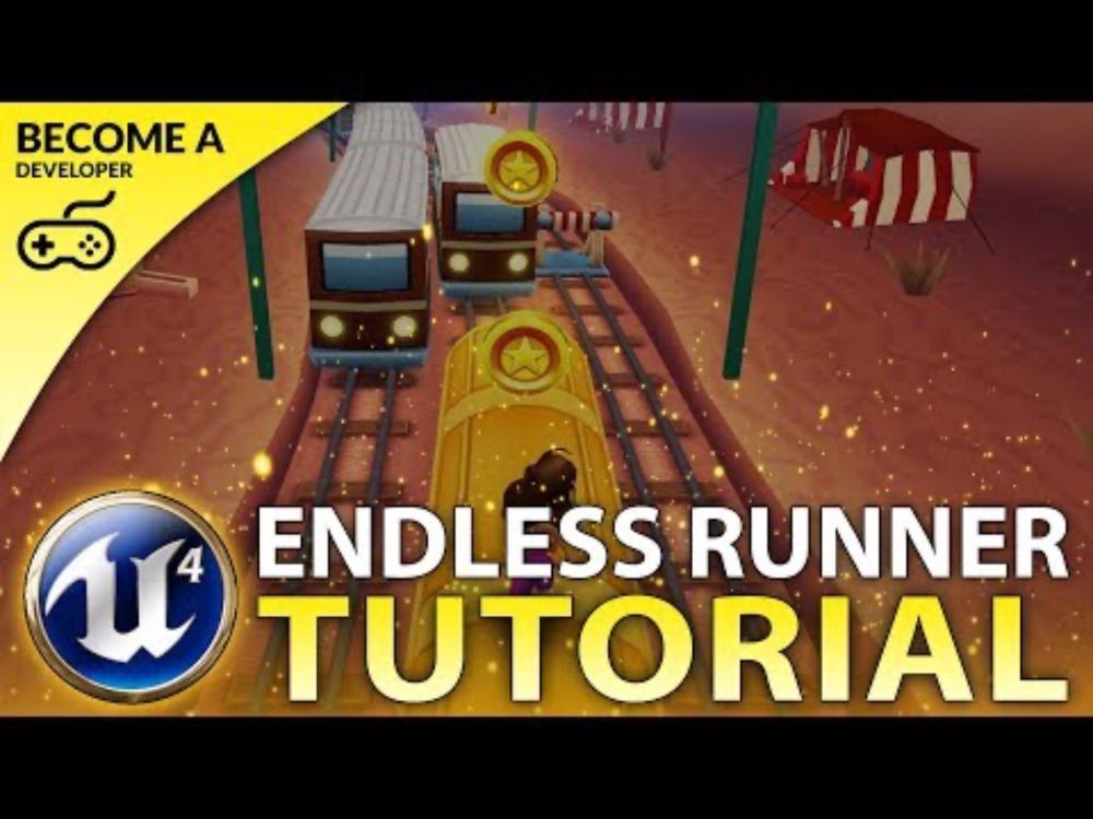 Creating a MOBILE Endless Runner Platformer Game With Unreal Engine 4 - For Beginners!