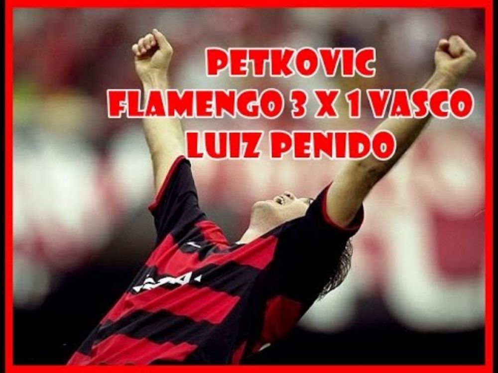 Flamengo 3 x 1 Vasco - Gol: Petkovic - Narração: Luiz Penido