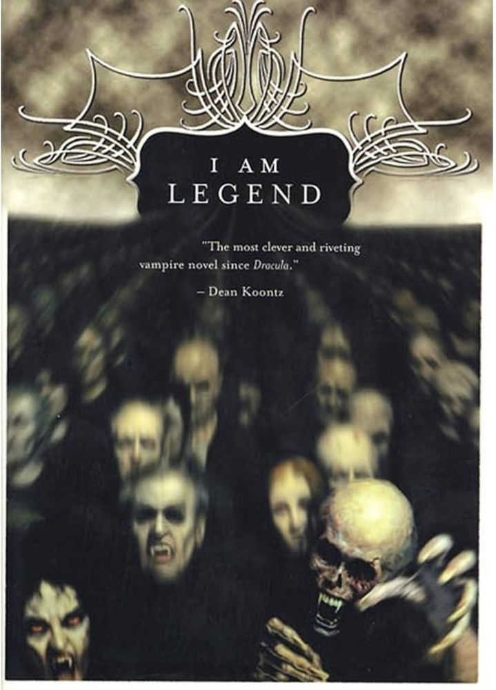 I am legend by Richard Matheson depicting dozens of vampire-like creatures.