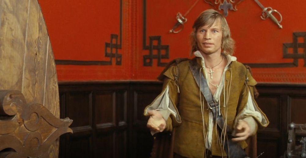 d'Artagnan looking innocent