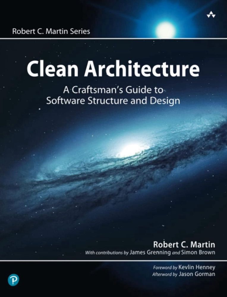 Livro "Clean Architecture: a Craftsman's guide to software structure and design"
