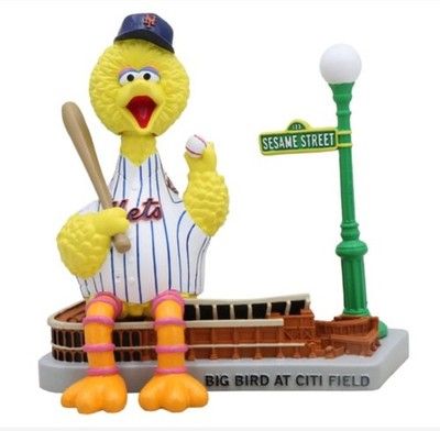 Big Bird Sesame Night Mets bobblehead