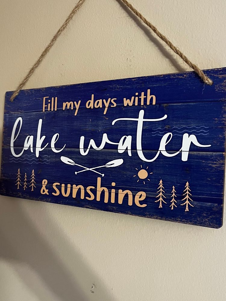 Fill my days with cake water & sunshine