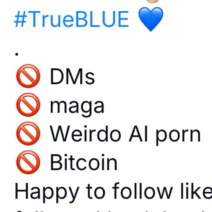No DMs
No maga
No weirdo ai porn
No bitcoin