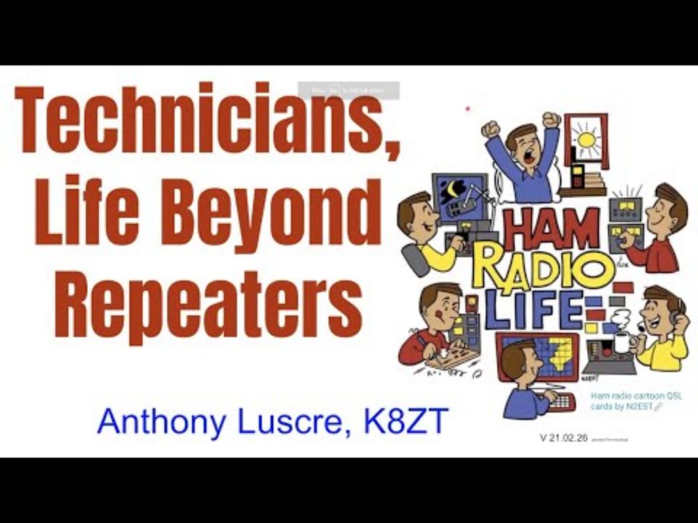 K1USN Radio Club Zoom Mtg 3/2/21:  Technicians, Life Beyond Repeaters