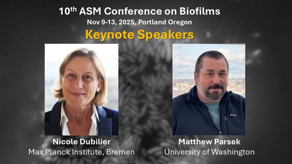 Keynote Speakers Nicole Dubilier and Matthew Parsek