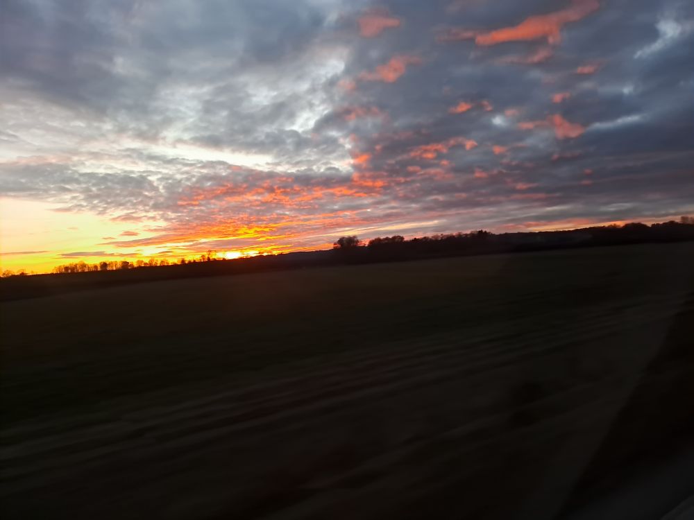 Abendrot Wolke stimmung