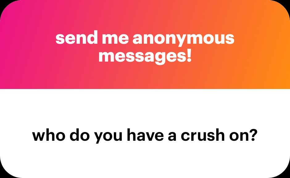 Who do you have a crush on?