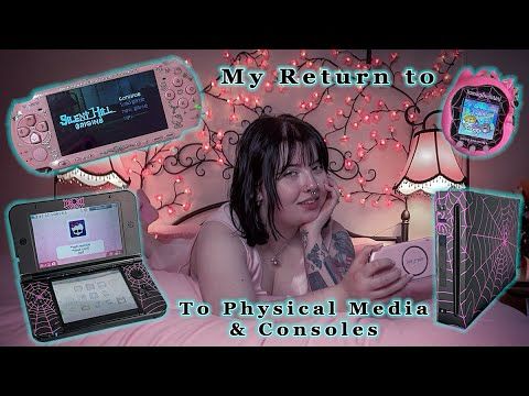My Return to Physical Media & Consoles 🧟‍♀️🌸🦇