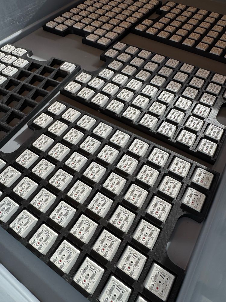 X-Ray artisans post coating and infill, sans the polycarbonate tops. 