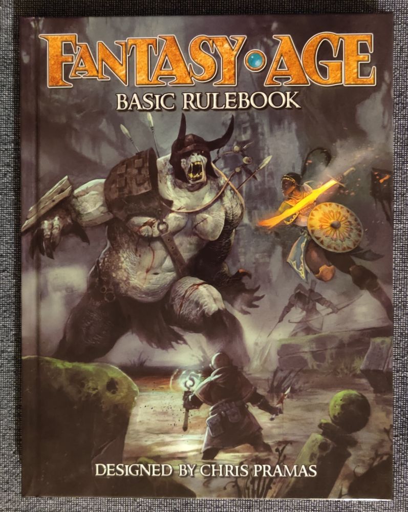 The Fantasy AGE Basic Rulebook, designed by Chris Pramas