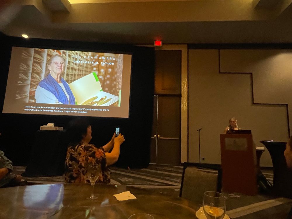 Charlotte gives the her statement after the award is announced.