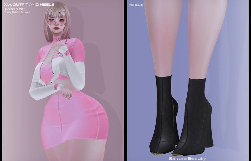 SakuraBeauty - Xia Outfit & Boots Giveaway @ Treschic