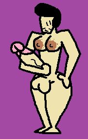 Me, with a hyper cock and bigger thighs than usual. i'm propping the dick up with my hand and looking to the side

also i just realised i forgot me own ears lmao