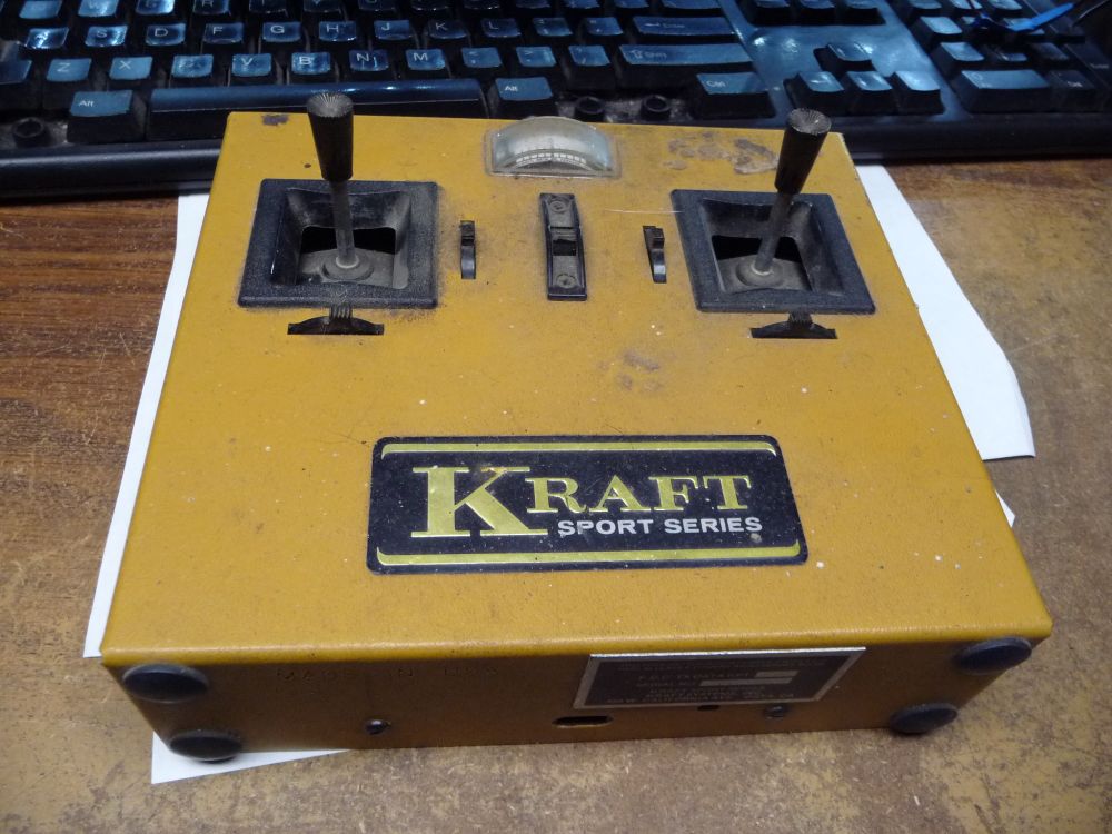 worlds oldest rc plane remote? mmmm you tell me...