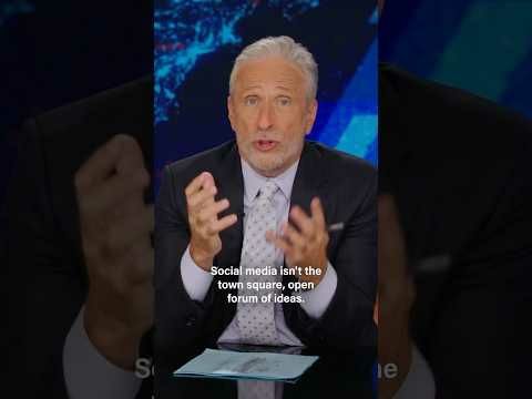 Jon explains how the right confuses the profit/hate-driven social media algorithm with "free" speech