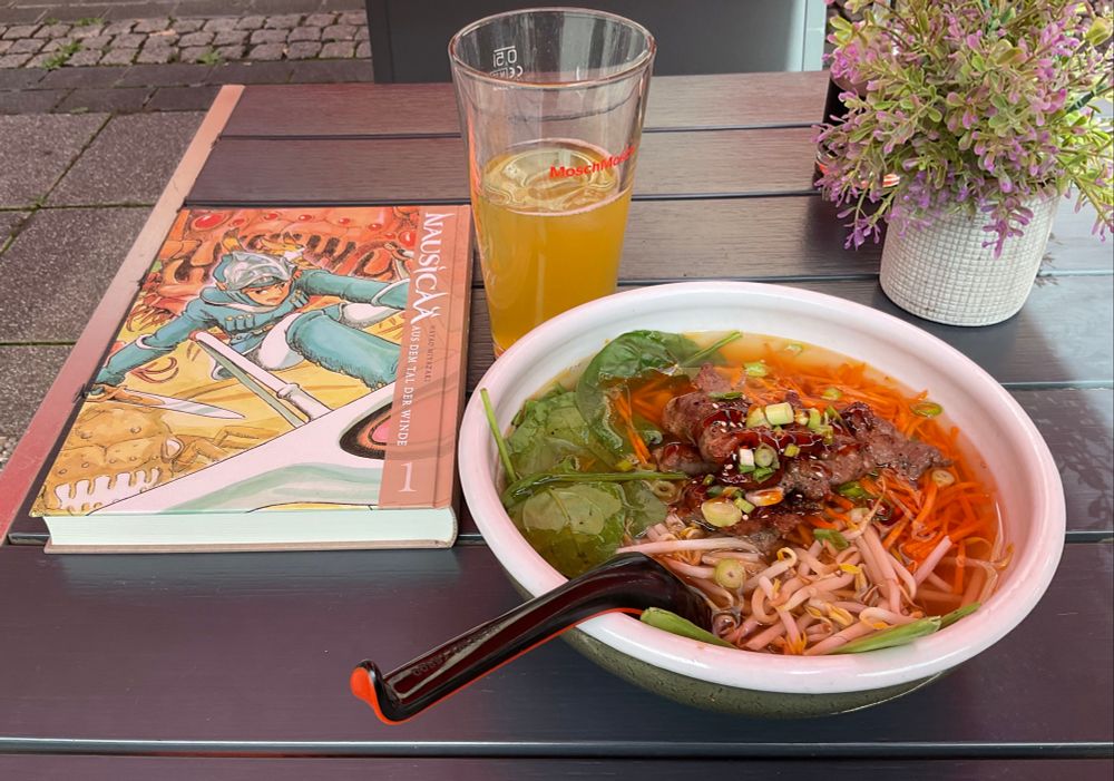 Ramen and Nausicaä Manga