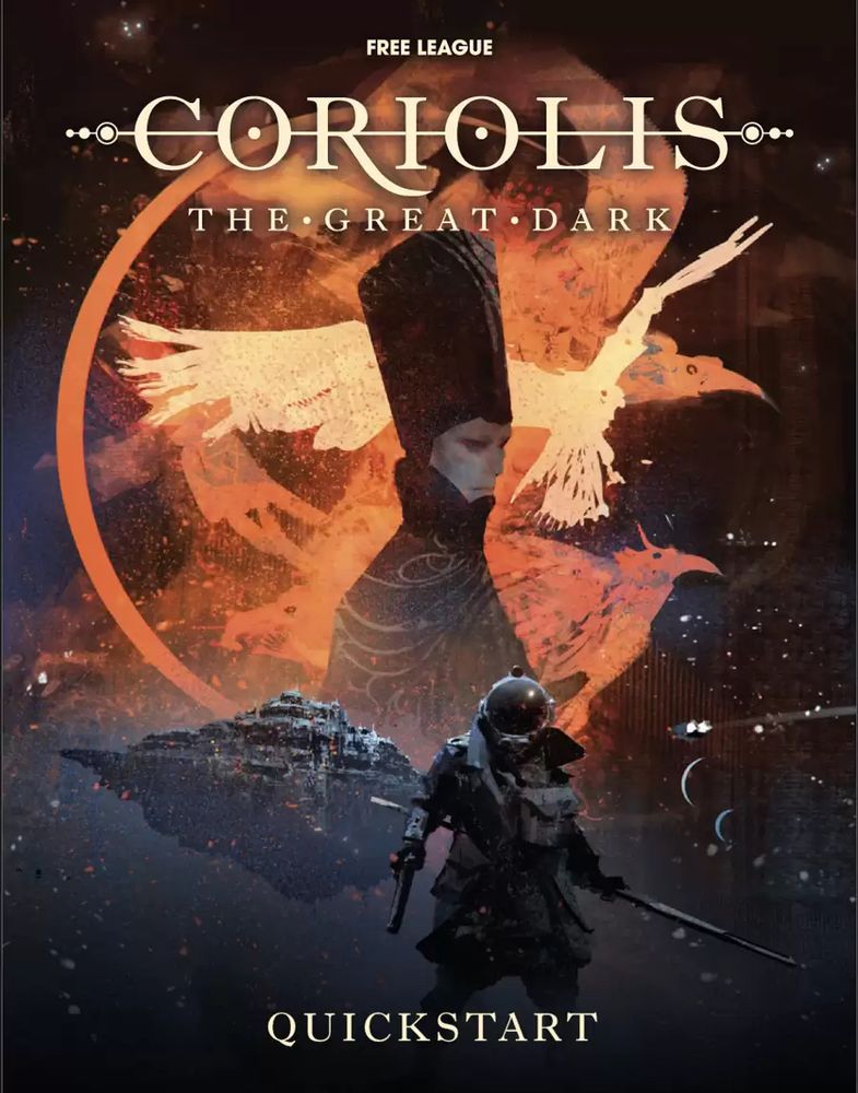 Cover of Free League Publishing's Coriolis: The Great Dark RPG 