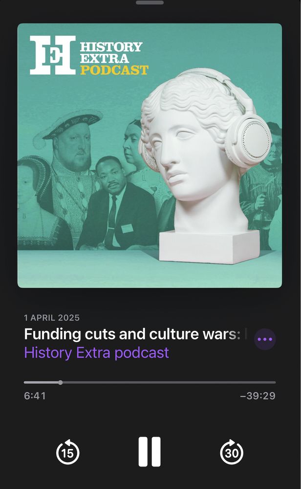 Image of the podcast for BBC History extra, special issue on Funding cuts and culture wars.