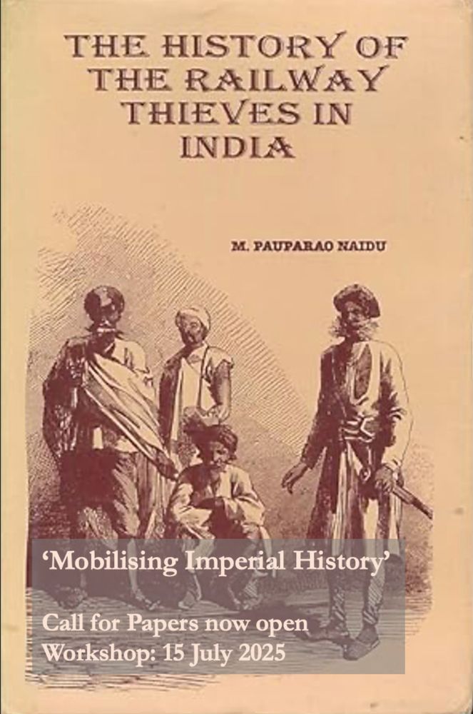 Book cover of book titled 'The History of Railway Thieves in India'.